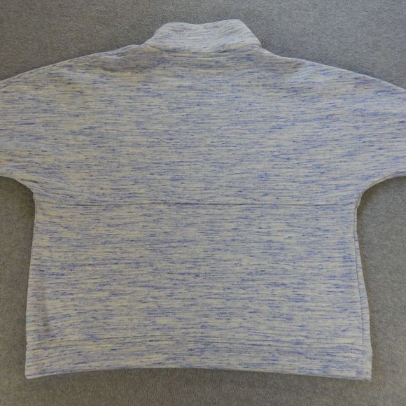 Hatch Blue and Gray Turtleneck Sweatshirt - Picture 9 of 9